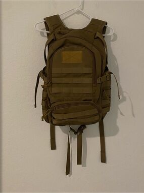 Tactical MOLLE Backpack for Men - Olive